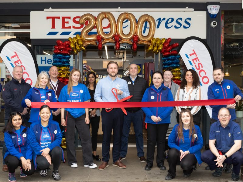 Tesco has officially opened its 2,000th Express store in the Lion Yard shopping centre in Cambridge, creating 20 new jobs.