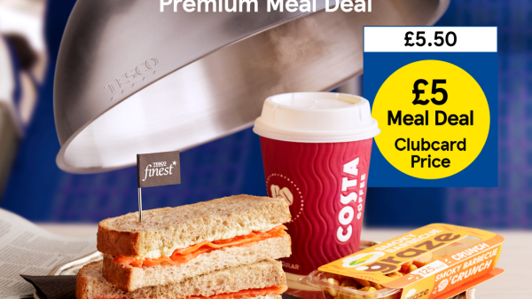 Tesco is expanding it's existing meal deal offering by introducing a new 'premium meal deal' for £5.