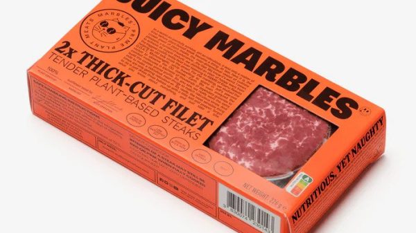 Juicy Marbles, pioneer of plant-based whole cuts of steak, is entering UK supermarkets for the first time as part of Waitrose’s Valentine’s Day Meal Deal.