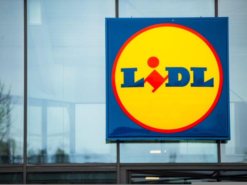 Lidl store sign