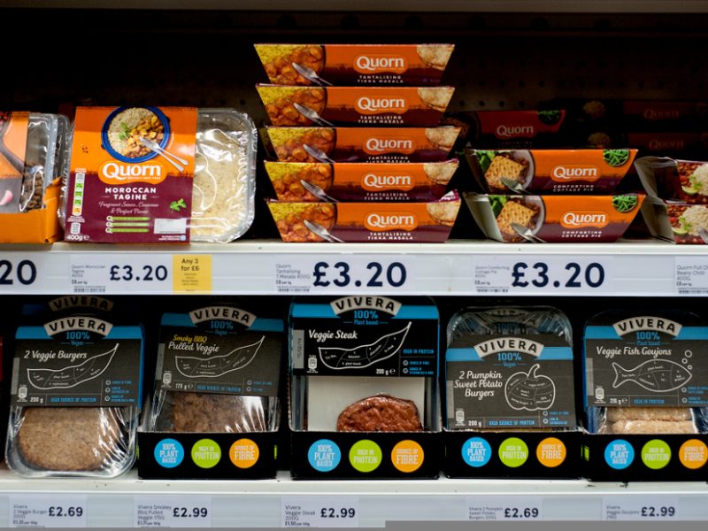 Plant-based food supermarket