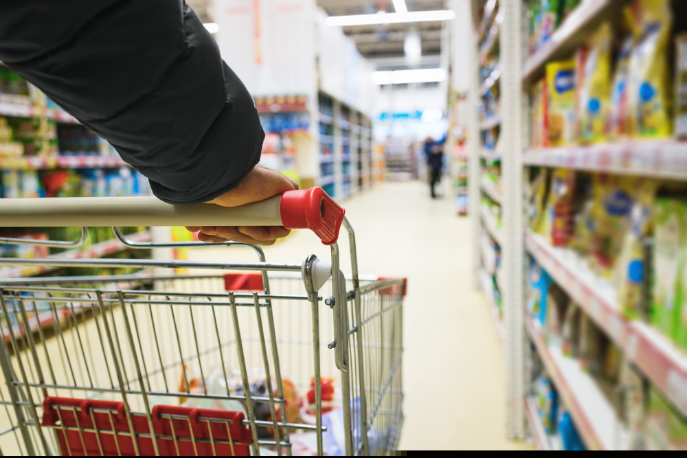 Supermarket trolley - re inflation rises above 17% for first time