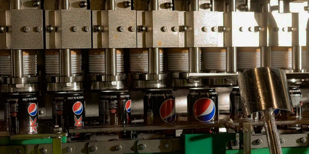 Britvic canning line