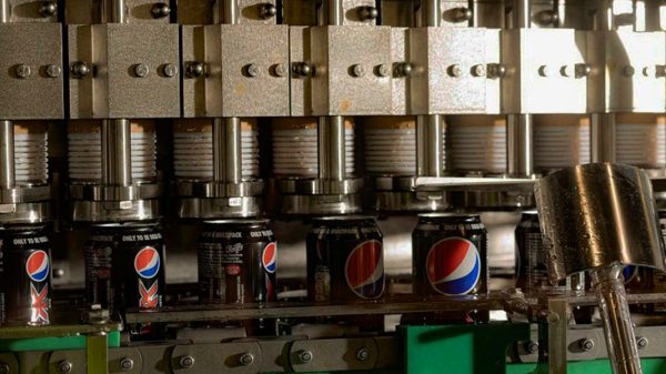 Britvic canning line