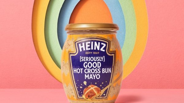 Heinz is launching new limited-edition jars of hot cross bun mayonnaise for Easter.