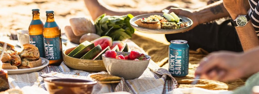 Lucky Saint low/no alcohol beer Tesco