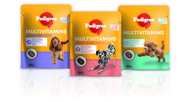 Mars Petcare is debuting into the supplements category with the launch of a trio of new Pedigree multivitamins.
