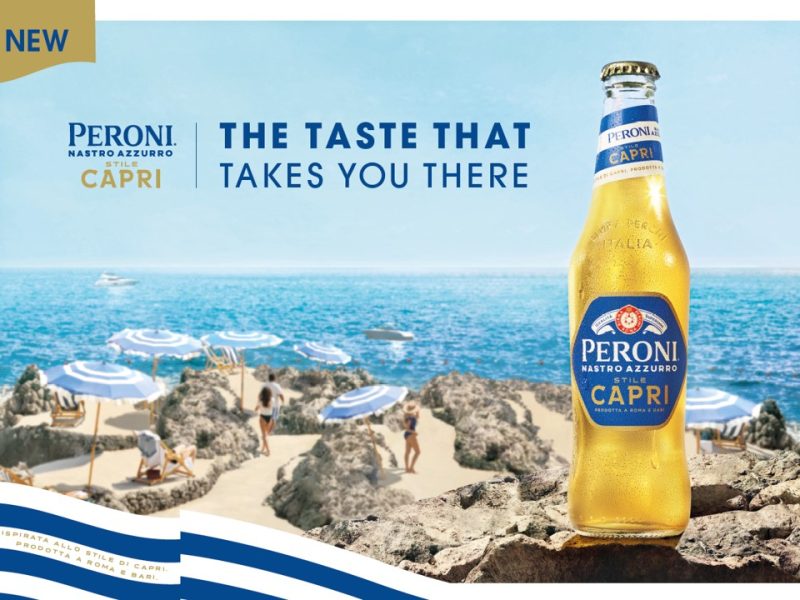 Asahi UK has launched a new Peroni Nastro Azzurro variant named Stile Capri, offering lower bitterness and a lower ABV in time for the summer.