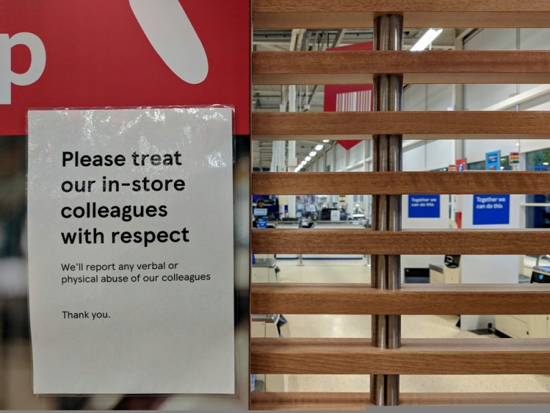 Retail crime supermarket
