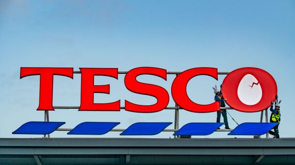 Tesco is celebrating this Easter by giving its iconic logo an egg-themed makeover supported by a £100k giveaway.