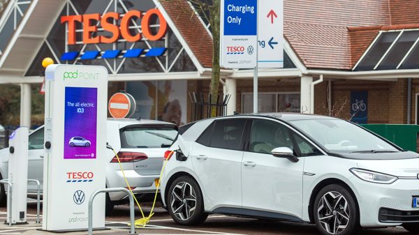 Tesco’s Kirkwall superstore in Scotland has become the 600th store in the UK to have EV charging points installed.