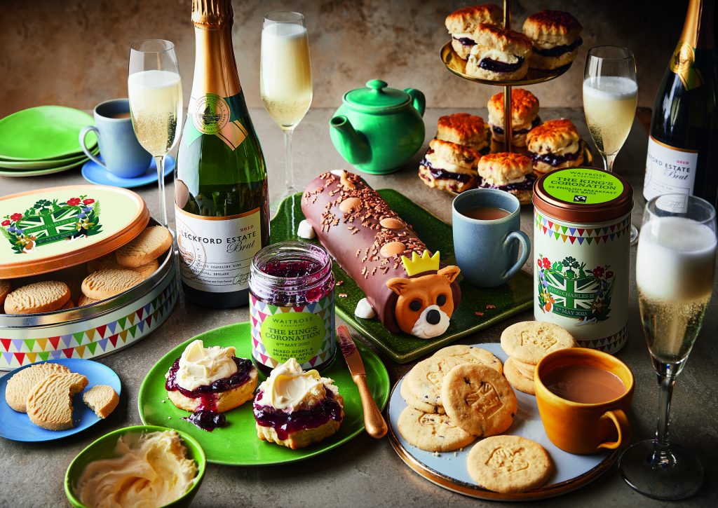Waitrose launches Coronation inspired afternoon tea collection