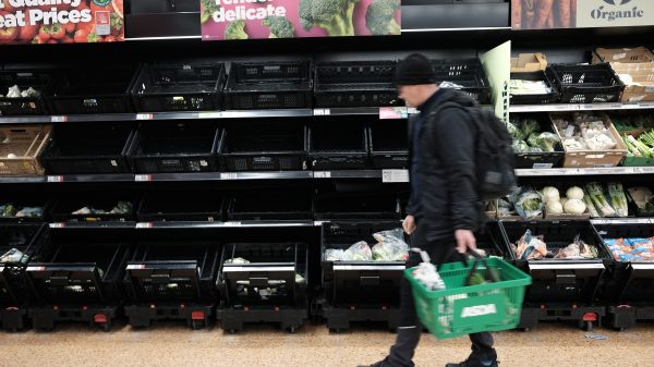 supermarket fresh food shortage