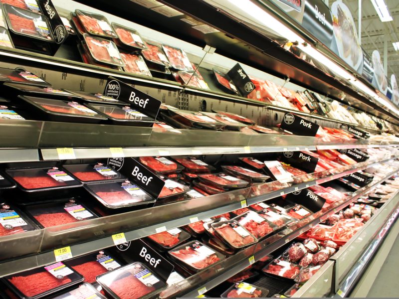 Meat aisle - re inflation