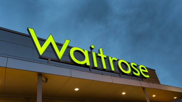 Waitrose store sign