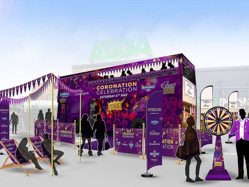 Asda Coronation bus activation
