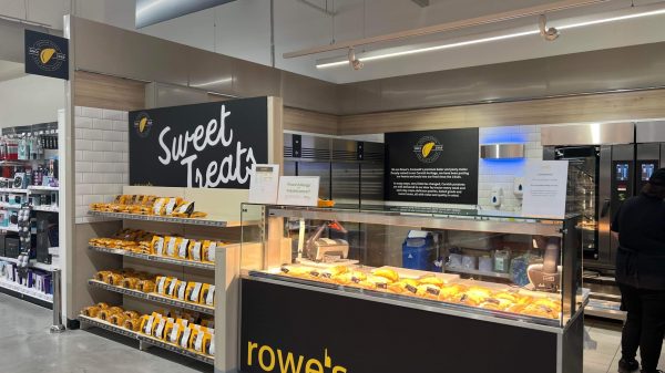 Asda x Rowe's concession in store