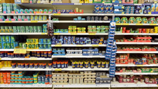 Branded canned food brands have seen volume sales drop by 18%, as cost-of-living pressures cause Brits to continue to trade down and seek cheaper alternatives.