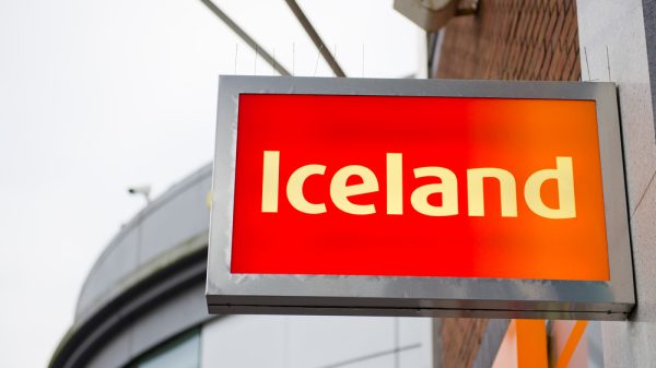 Iceland store sign