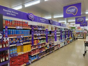 Sainsbury's nectar prices display
