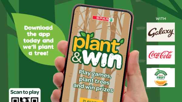 Spar is giving shoppers a chance to win up to £3,500 with the launch of its new 'Plant & Win' app, where shoppers in Wales, central England and the Southeast can play to plant trees and win a range of prizes.