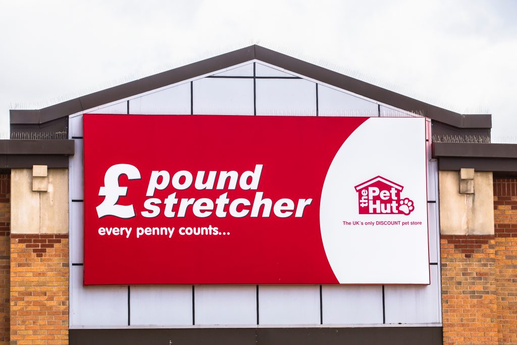Poundstretcher sign