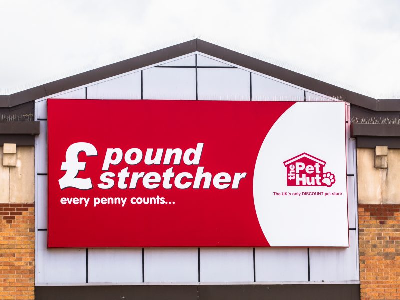 Poundstretcher sign