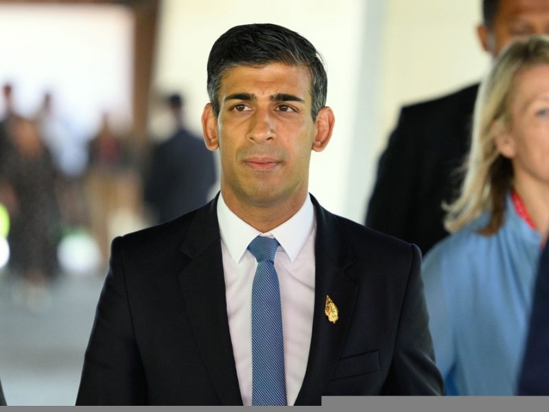 Prime minister Rishi Sunak - re to meet with supermarkets amid rising inflation