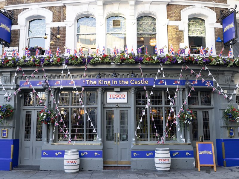 Tesco King's coronation pub