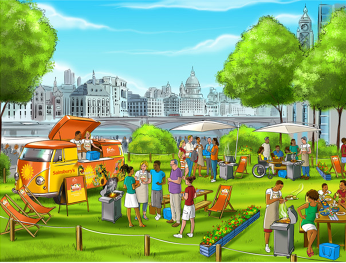 Sainsbury's to launch a free 'BookaBBQ Garden' event this summer