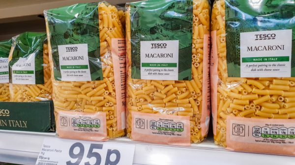 Tesco own-brand pasta