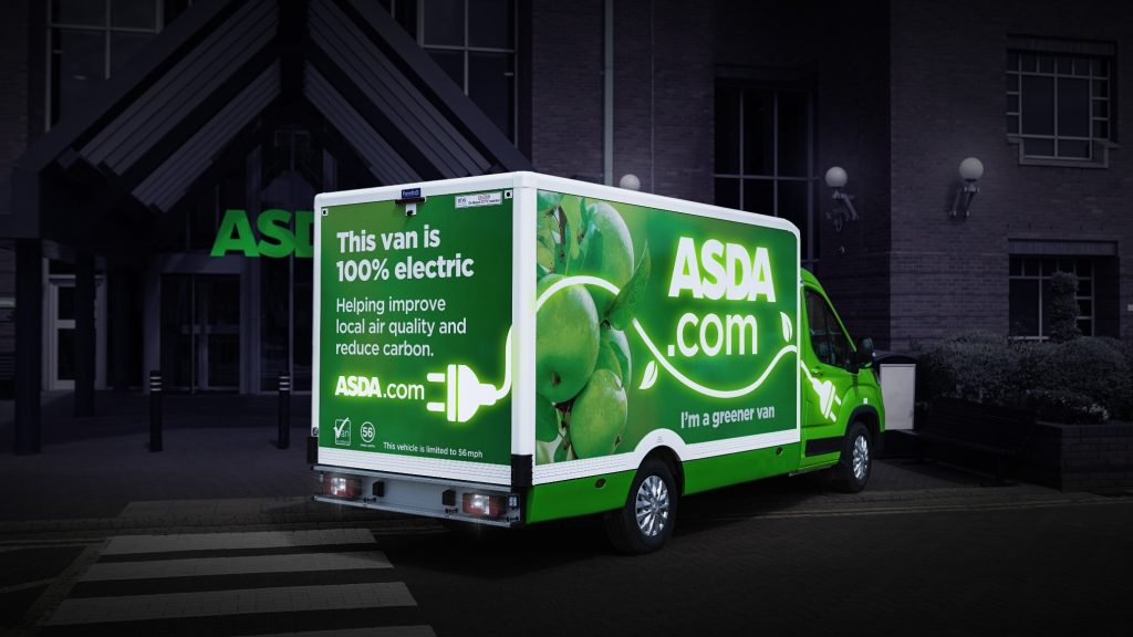 Asda rolls out new electric delivery fleets to three UK stores
