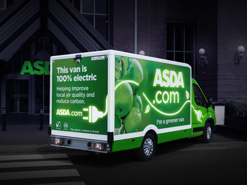 Asda electric delivery vehicle