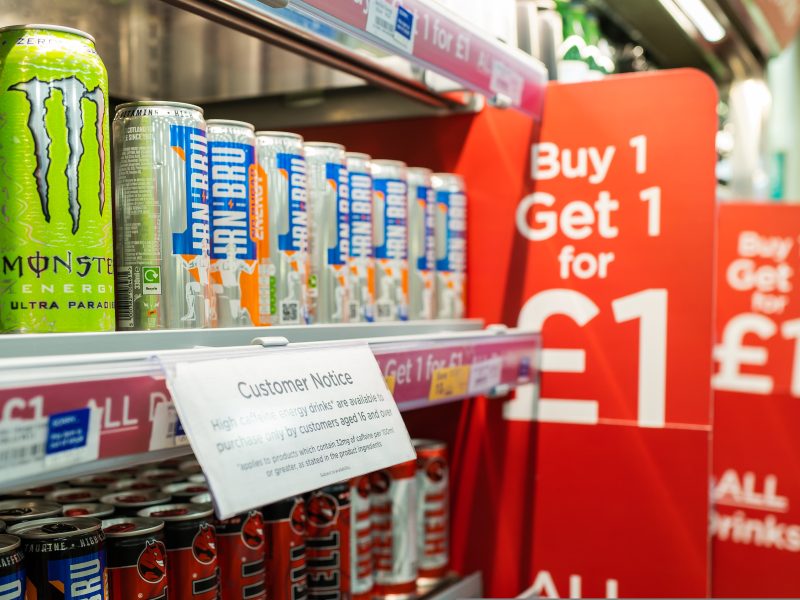 HFSS BOGOF deal signage