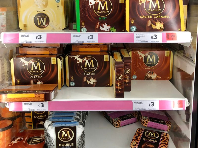 Magnum ice cream's
