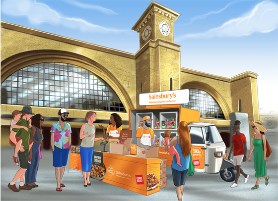 Sainsbury's pop-up shop