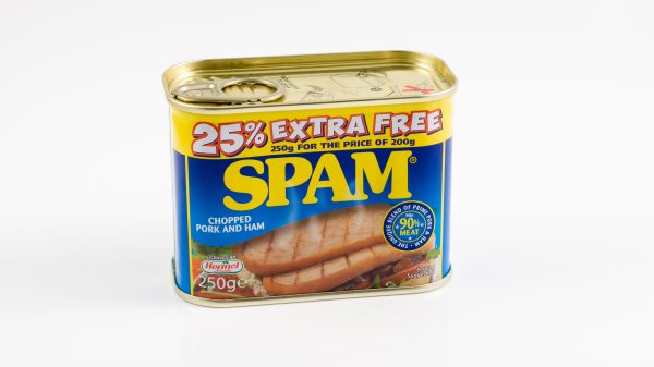 Spam canned meat