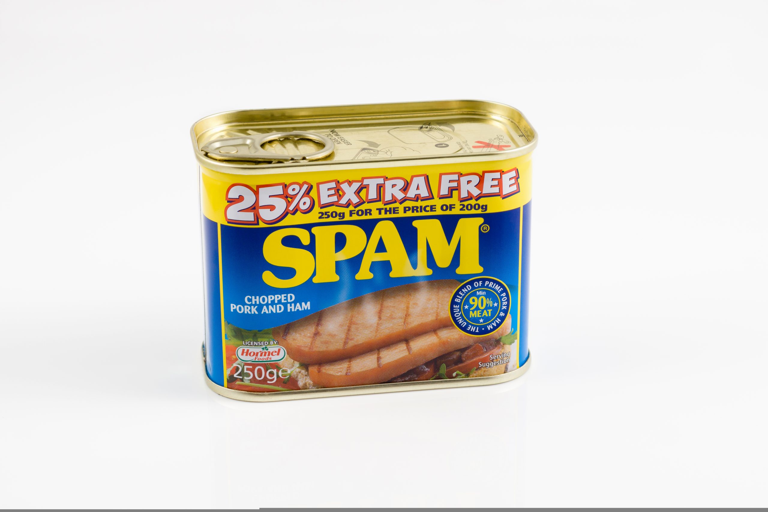 Spam canned meat