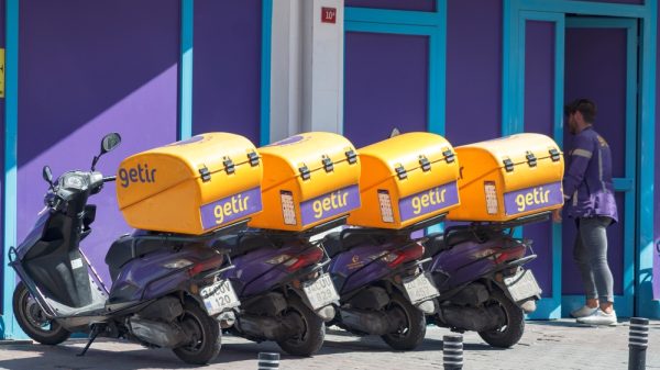 Getir delivery vehicles
