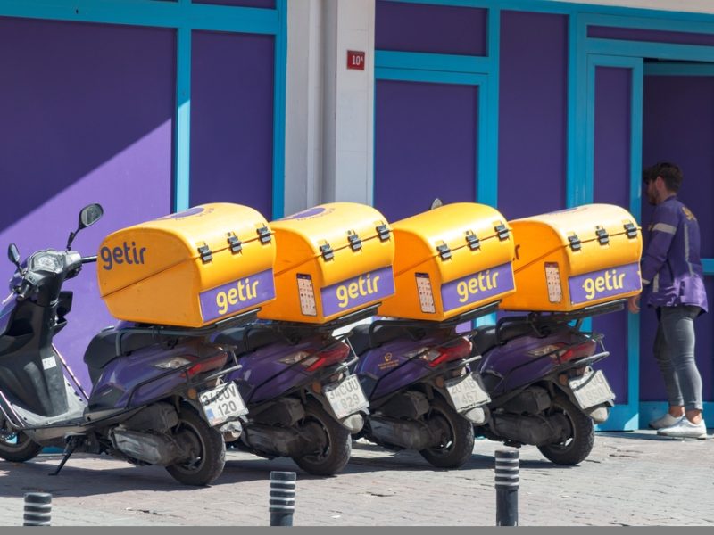 Getir delivery vehicles