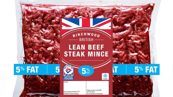 Lidl vacuum-packed mince beef