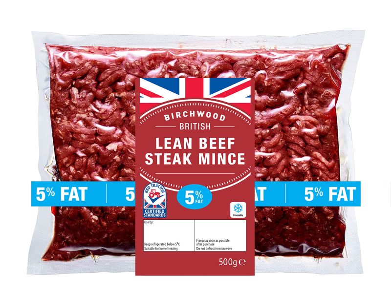 Lidl vacuum-packed mince beef