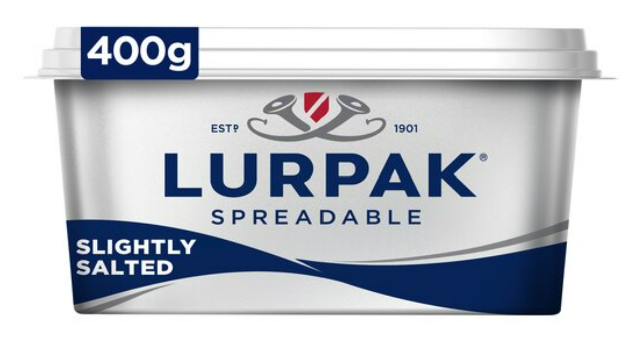 Lurpak 400g spreadable butter