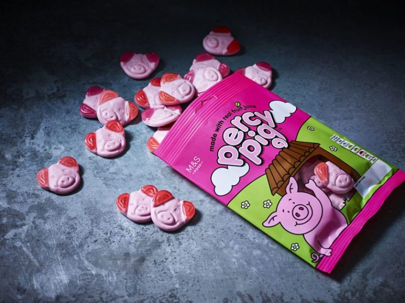 M&S Percy Pig brand