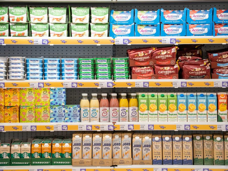 Sainsbury's dairy products