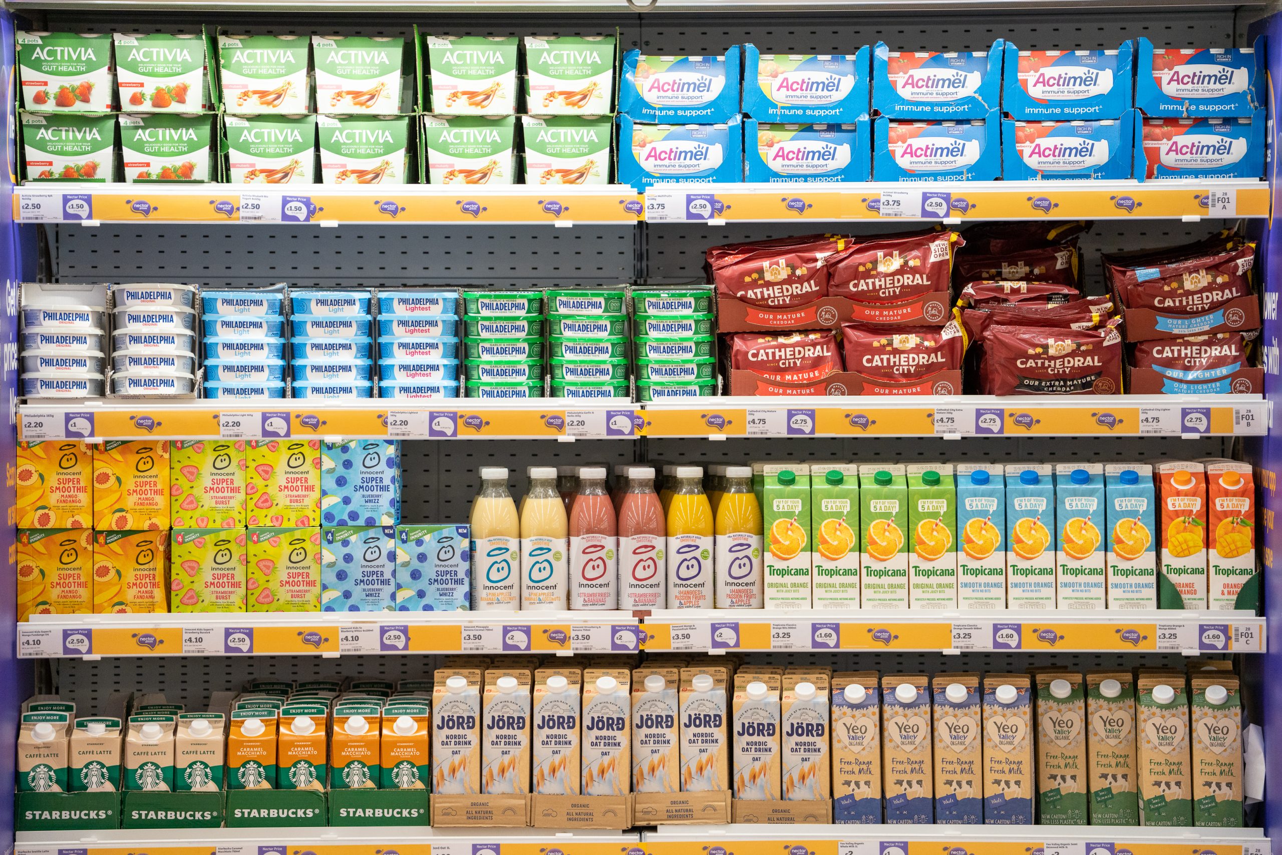 Sainsbury's dairy products