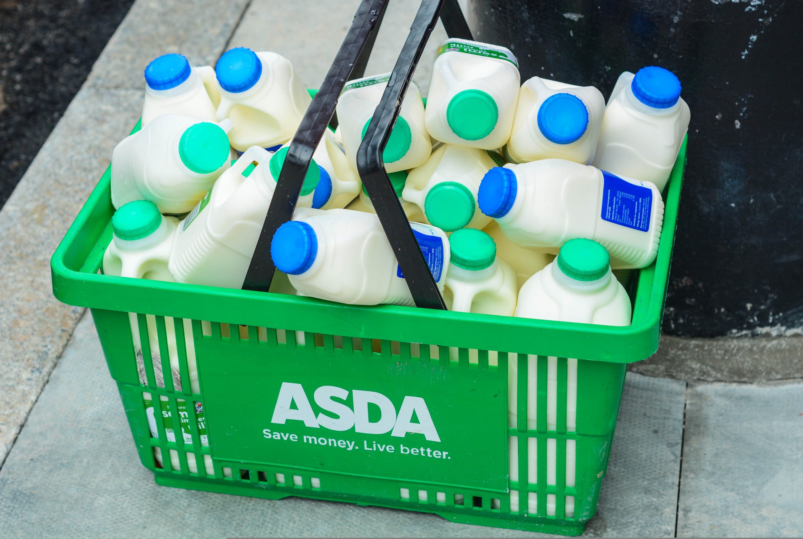 Asda milk basket