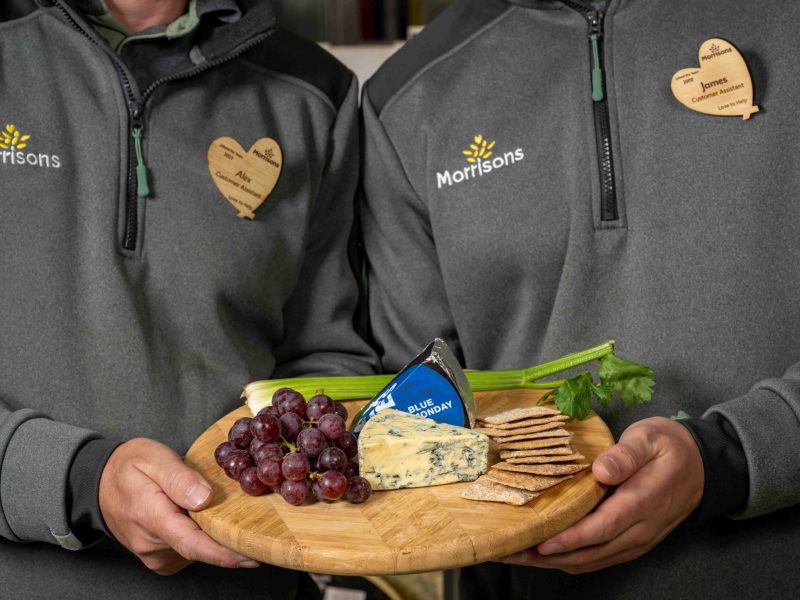Morrisons is to exclusively sell Blur star Alex James' Blue Monday cheese