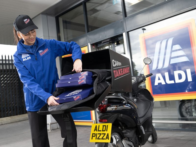 Aldi pizza delivery service