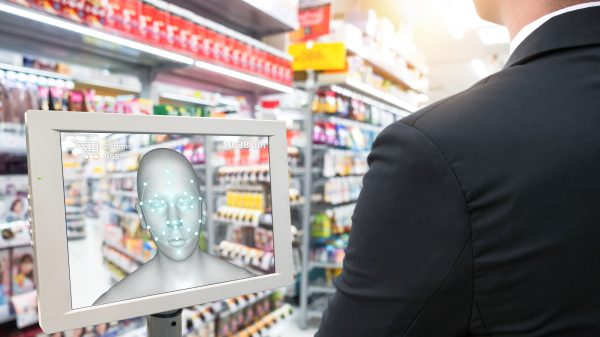 Face scan tech/shoplifting